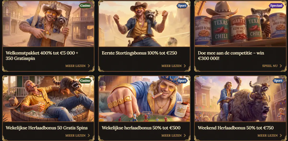 BetWest Casino promoties